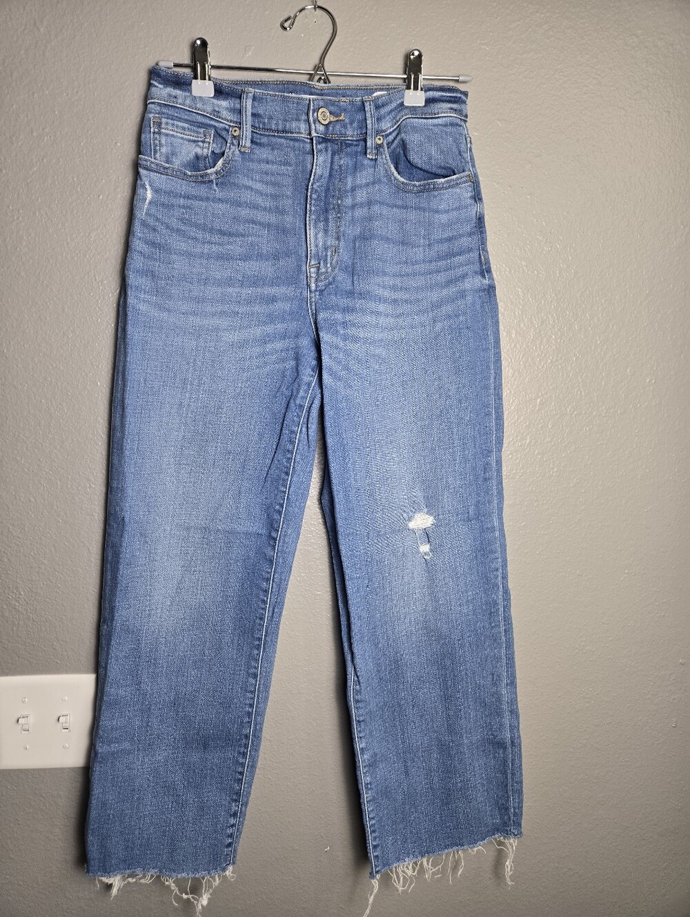 Eunina Steph High Rise Wide Leg Jeans Size 5 27 Waist